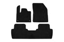 Covorașe din cauciuc Gumarny Zubri pentru Peugeot 5008 (2017+), 3 părți, negru