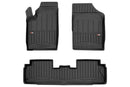 Covorașe de cauciuc 3D Frogum pentru Peugeot Partner (1996-2010), 3 părți, negru