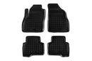 Covorașe din cauciuc Rezaw-Plast pentru Peugeot Bipper (2007-2016), 4 părți, negru
