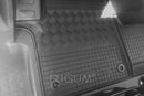 Covorașe din cauciuc Rigum pentru Peugeot Expert / E-Expert (2020+), 2 sau 3 locuri, 3 părți, negru