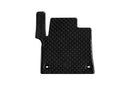 Covorașe de cauciuc Gumarny Zubri pentru Peugeot Expert (2016+) - cu găuri ovale, 3 părți, negru