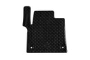 Covorașe de cauciuc Gumarny Zubri pentru Peugeot Expert (2016+) - cu găuri rotunde, 3 părți, negru