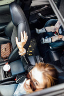 2.5D Covorașe de cauciuc Frogum model №77 pentru Peugeot 5008 (2017 +), 3 bucăți, negru
