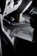 2.5D Covorașe de cauciuc Frogum model №77 pentru Peugeot 5008 (2017 +), 3 bucăți, negru