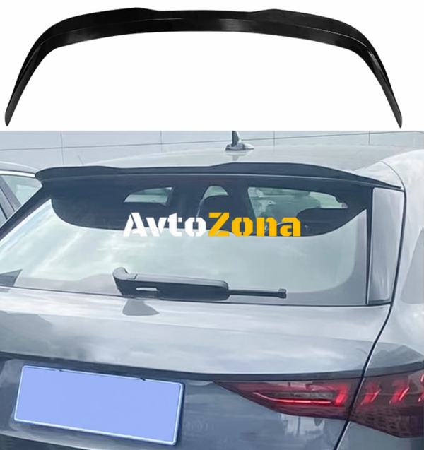 Audi A3 (2021+) hatchback Max Style - Спойлер антикрило черен гланц - Avtozona