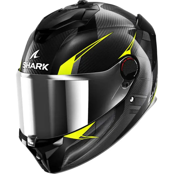 КАСКА SHARK SPARTAN GT PRO CARBON BLACK/YELLOW - Avtozona