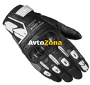 Дамски мото ръкавици SPIDI G-CARBON Black/White - Avtozona