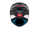 Каска MT TARGO S KAY B2 MATT BLACK/WHITE/RED - Avtozona