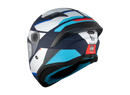 Каска MT TARGO S KAY C7 MATT WHITE/BLUE - Avtozona