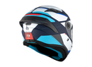 Каска MT TARGO S KAY C7 MATT WHITE/BLUE - Avtozona