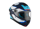 Каска MT TARGO S KAY C7 MATT WHITE/BLUE - Avtozona
