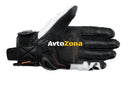 Кожени ръкавици SECA TRACKDAY SHORT BLACK/WHITE - Avtozona