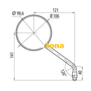 Огледала за мотор Star Classic 91633 - Avtozona