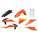 Пълен пластмасов Enduro кит Polisport за KTM EXC/ EXC-F/XC-W/ XCF-W-2020-21 Orange/Black/White - Avtozona