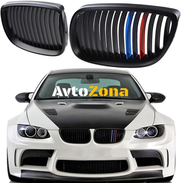 Решетки за BMW E92 (2010+): Специален M-цветен дизайн - Avtozona