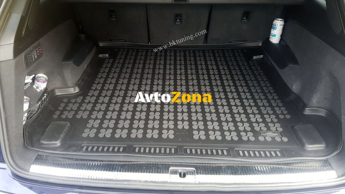 Гумена стелка за багажник Rezaw Plast за Audi Q7 (2015 + ) 7 seats (with the third row of seats folder) - Rezaw Plast - Avtozona