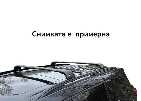 Напречни греди NORDRIVE Silenzio CX NK400RB0807 за Honda HR-V (2021+) със стандартни надлъжни греди – черни алуминиеви