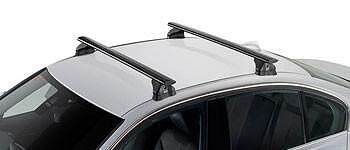 Напречни греди CRUZ Airo FIX Dark за Ford Puma (2019+) с плътно вградени надлъжни греди – черни, алуминиеви, аеродинамични