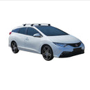 Напречни греди YAKIMA Flush за Honda Civic Tourer комби (2014–2024) – сиви, супер аеродинамични, за вградени надлъжни греди