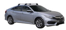 Напречни греди YAKIMA Flush за Honda Civic Sedan (2016+) – сиви, супер аеродинамични