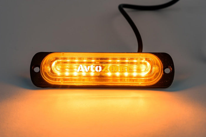 10 LED Аварийна Лампа За Пътна Помощ Жълта Блиц Мигаща Светлина 12V - Avtozona