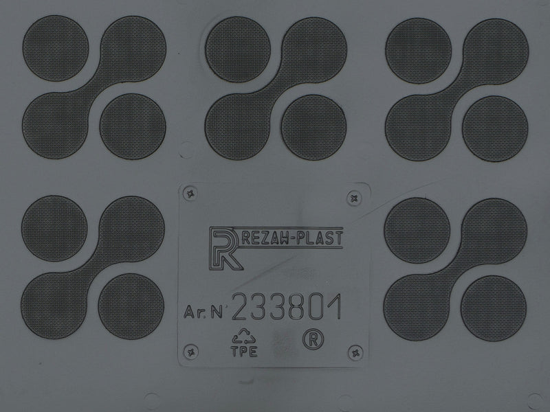 Șină pentru rack Rezaw-Plast pentru Tesla Model S Liftback (2012-10/2013) rack frontal, versiune cu tracțiune spate