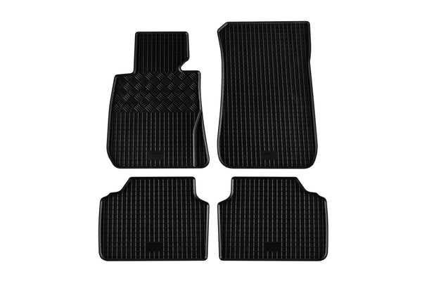 Гумени стелки Rigum за BMW Серия 3 E90 / E91 (2005–2011) xDrive, 4 части – Черни