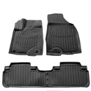 3D гумени стелки Stingray за Toyota Highlander (XU50) (2013-2019), 4 части, черни