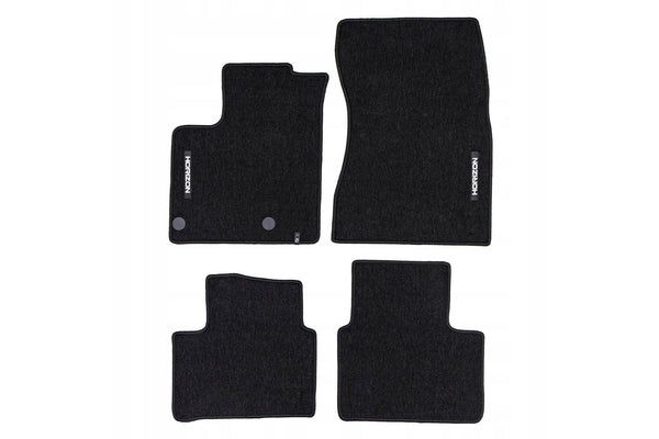 Мокетни стелки Frogum Horizon за Nissan Qashqai (2021+), 4 части, черни