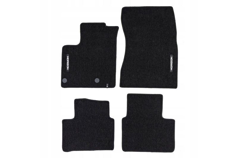 Мокетни стелки Frogum Horizon за Nissan Qashqai (2021+), 4 части, черни