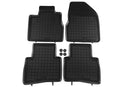 Гумени стелки Rezaw-Plast за Nissan Murano (2003–2008), 4 части, черни