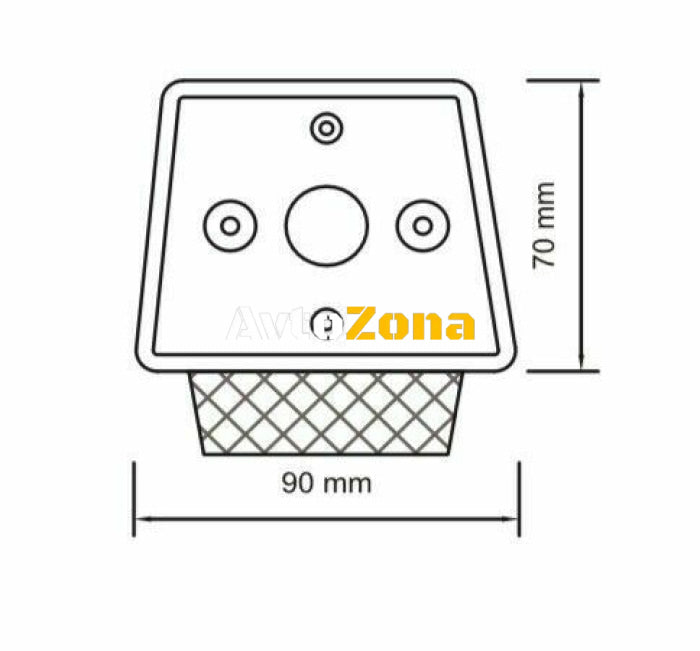 12V Комплект Лява и Дясна LED Предни Габаритни Светлини за покрив,Лампи Маркери За Ford Transit Mk5 Mk6 Форд Транзит 1991-2006 - Avtozona