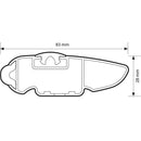 Напречни греди Nordrive EVOS SILENZIO за Alfa Romeo Stelvio (2017+) с гол таван