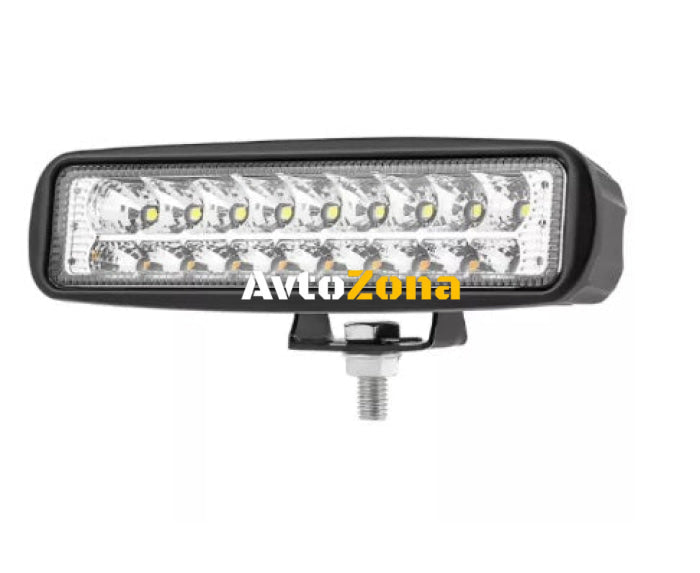 15.5 См 54W Мощен Лед Бар Led Халоген Лампа Прожектор с Мигач 12V 24V - Avtozona