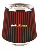 150 mm Универсален Спортен Въздушен Филтър Червен За Автомобил Конус - Avtozona