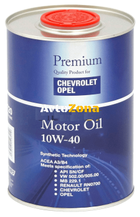 Opel -10W40 METAL -1л. (6720) Avtozona