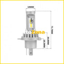 Диодни крушки 3900 H4 - 13w 1500lm 2бр/к-т - Avtozona
