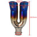 Duză dublă de eșapament HKS cu design colorat