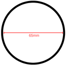 Vârf de evacuare Akrapovič 65mm