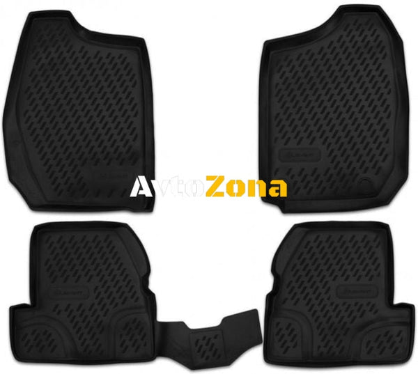 3D Гумени стелки за Suzuki Jimny (2001-2018) 4pcs. - Avtozona