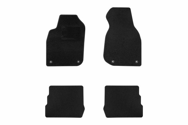 Мокетни стелки Rigum за Audi A6 (2000–2004), 4 части, черни