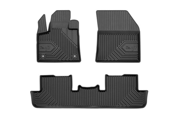 Talpă de cauciuc 2.5D Frogum No 77 pentru Peugeot 3008 (2016+), 4 bucăți, negru