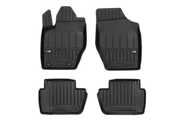 Covorașe de cauciuc 3D Frogum pentru Peugeot 307 estate (2001-2008) - 4 părți, negru