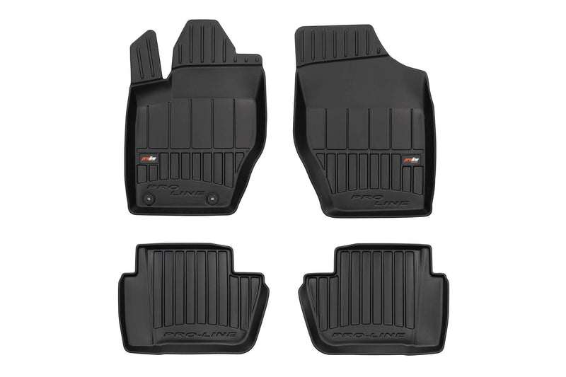 Covorașe de cauciuc 3D Frogum pentru Peugeot 307 estate (2001-2008) - 4 părți, negru