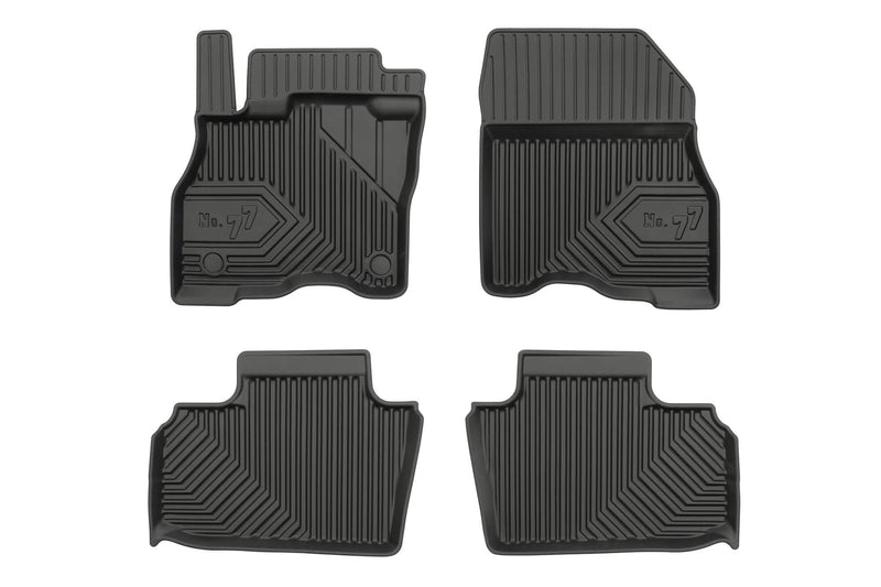 2.5D Гумени стелки Frogum №77 за Nissan Leaf (2017+), 4 части, черни
