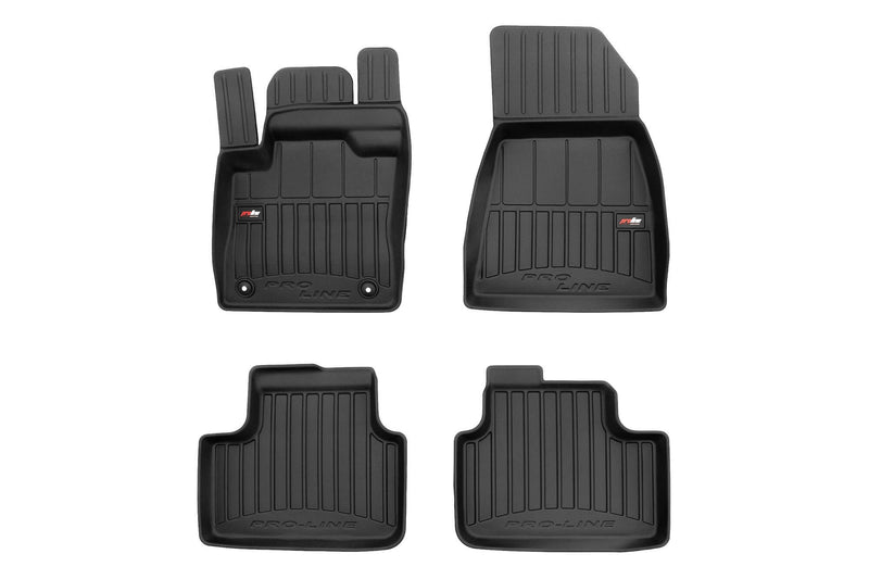 Frogum 3D Rubber Insoles pentru Volvo C40 Recharge (2021+), 4 bucăți, negru