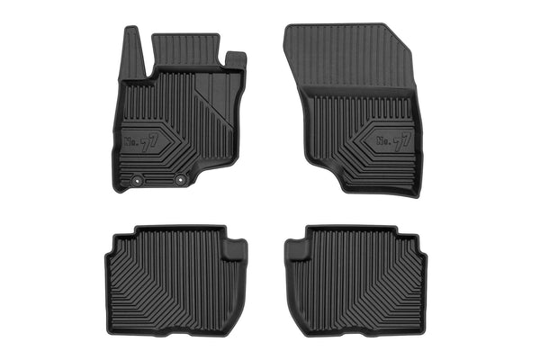 2.5D Гумени стелки Frogum №77 за Mitsubishi Eclipse Cross (2018+), 4 части, черни