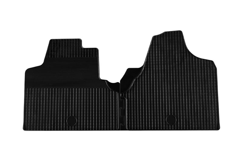 Covorașe de cauciuc Gumarny Zubri pentru Peugeot Expert (2007-2016) - 2 părți, negru