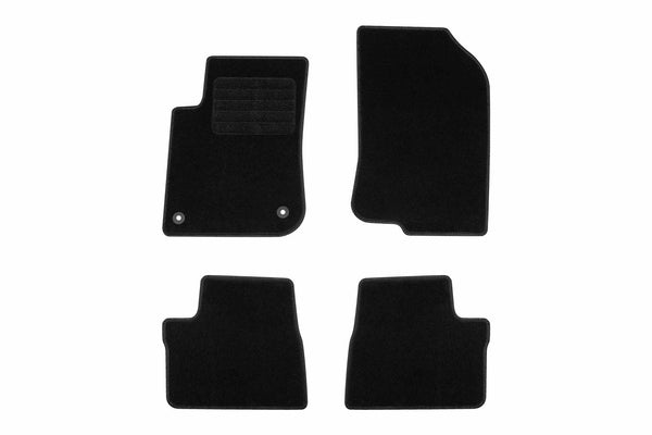 Covorașe Rigum pentru Peugeot 2008 (2013-2020) - 4 părți, negru