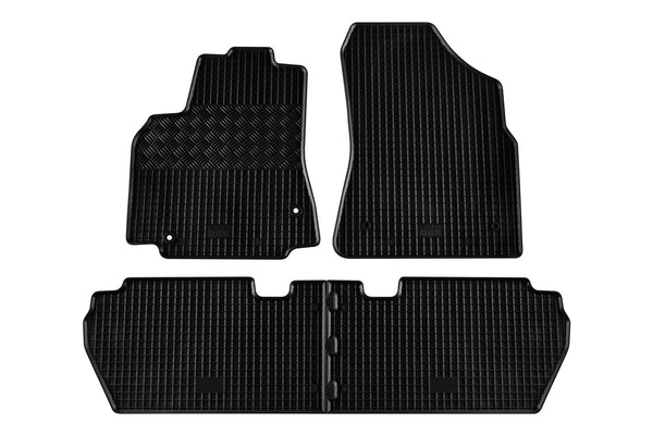 Covorașe din cauciuc Rigum pentru Peugeot Partner 5M (2008+), Pachet versiunea Child, 4 părți, negru